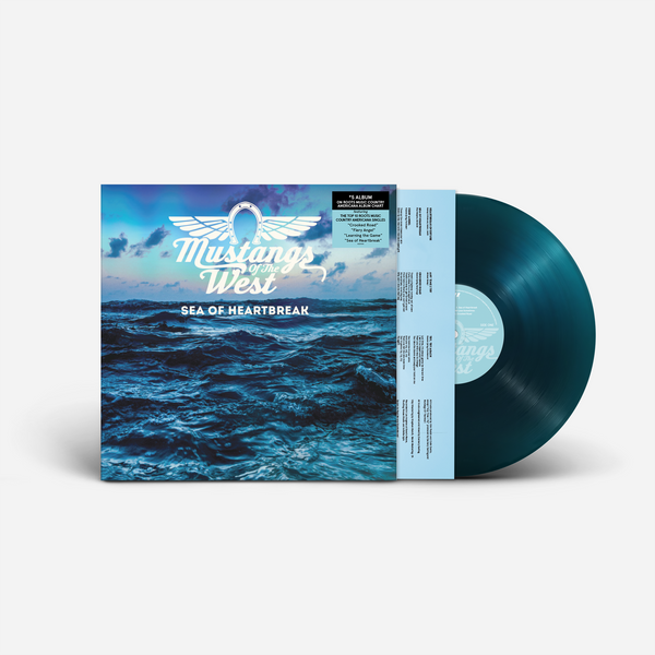 KZZ Music: Mustangs Of The West - Sea of Heartbreak Sea Blue LP