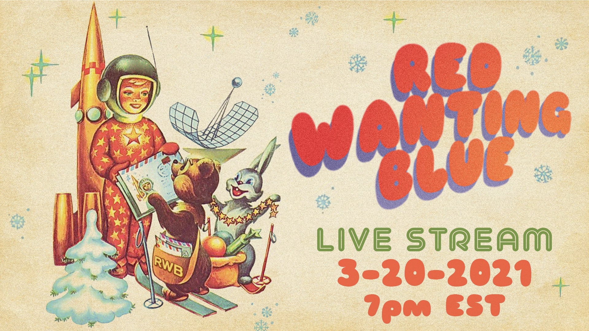 Join Red Wanting Blue As They Perform In Their First Livestream Broadcast!