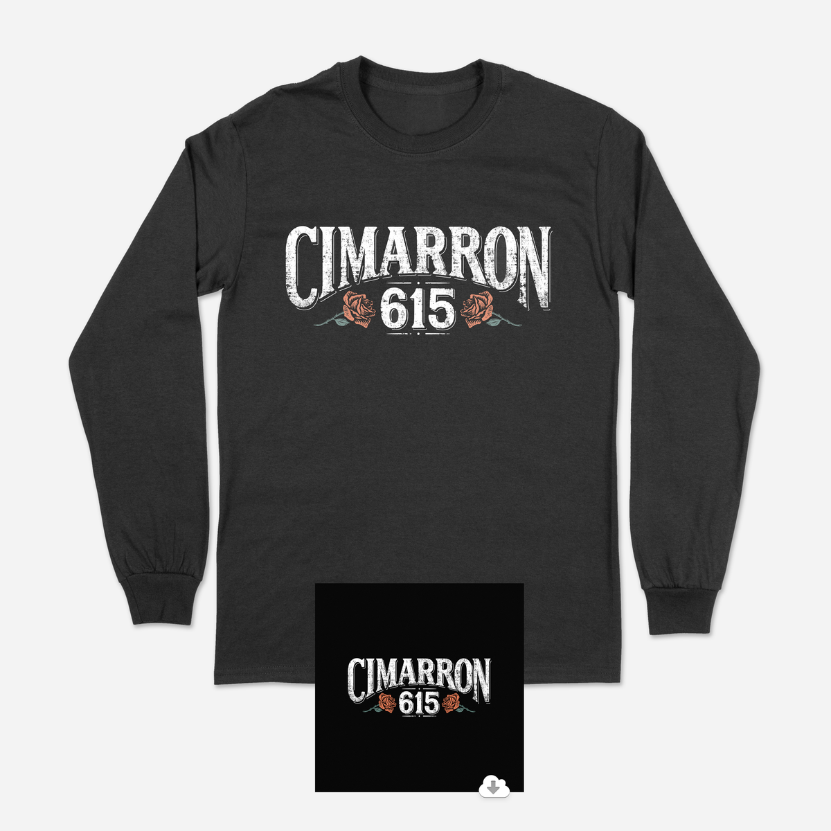 Cimarron 615 - Long Sleeve T-Shirt + Digital Album