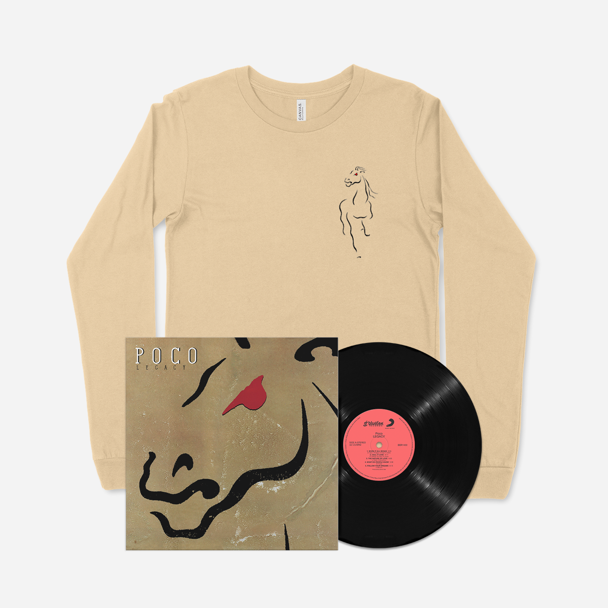 Poco - Legacy Gatefold Vinyl + Logo Long Sleeve T-Shirt