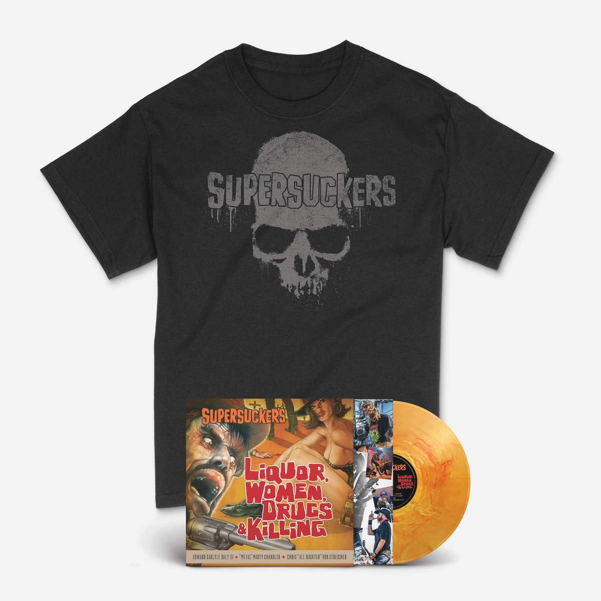 Liquor, Women, Drugs &amp; Killing - T-Shirt Bundle