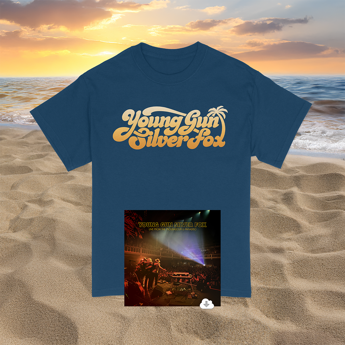 Live From The Troubadour & Paradiso - Blue Sunset T-Shirt Bundle