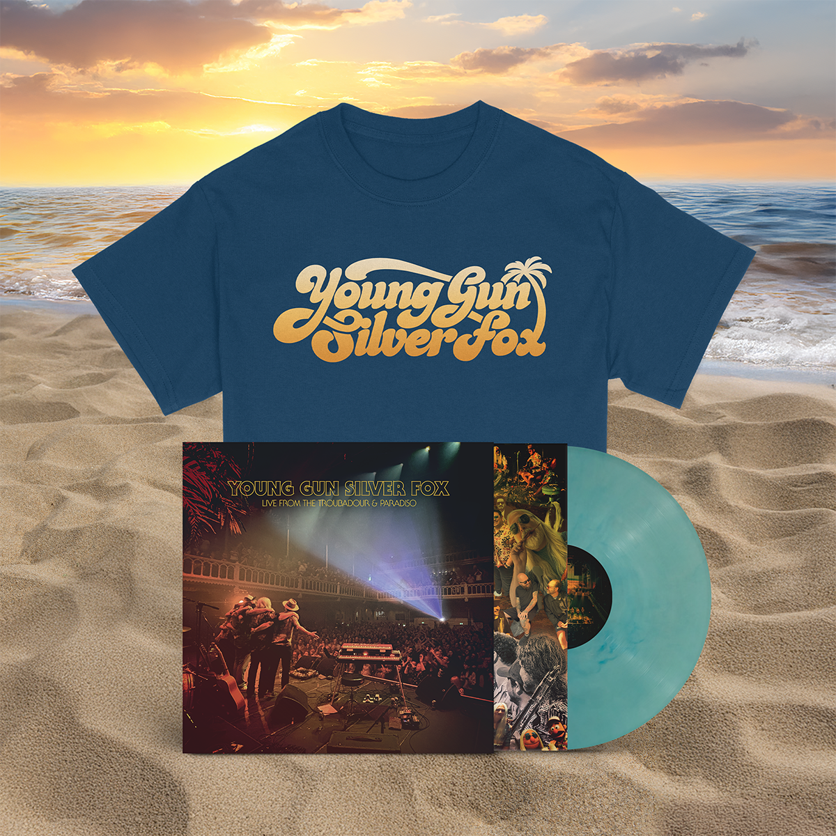Live From The Troubadour &amp; Paradiso - Blue Sunset T-Shirt Bundle