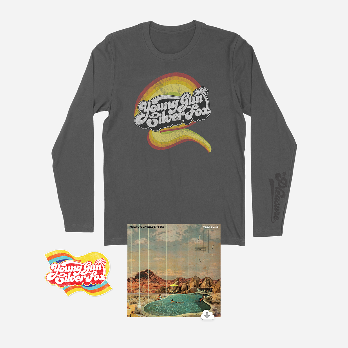 Pleasure - Groovy Long Sleeve Tee Bundle