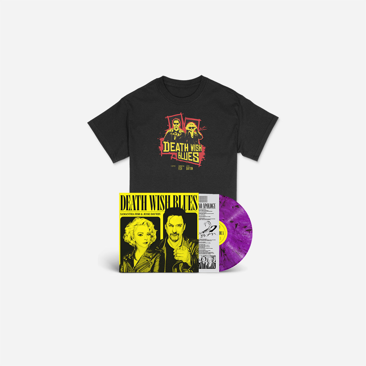 Death Wish Blues - Purple Smoke LP + T-Shirt