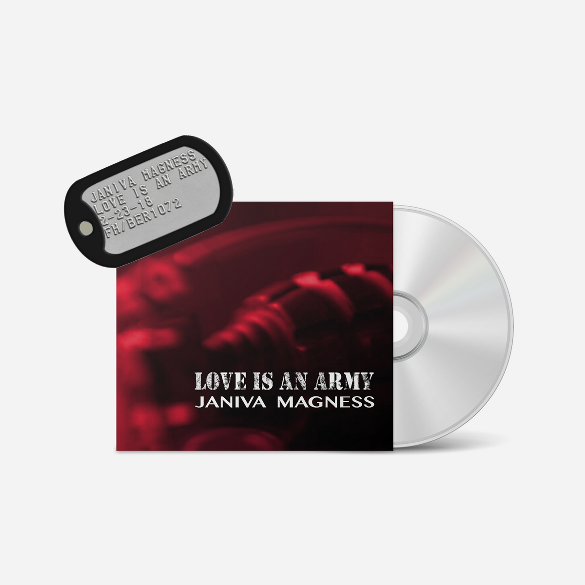 Love Is An Army - CD and Dog Tag Set
