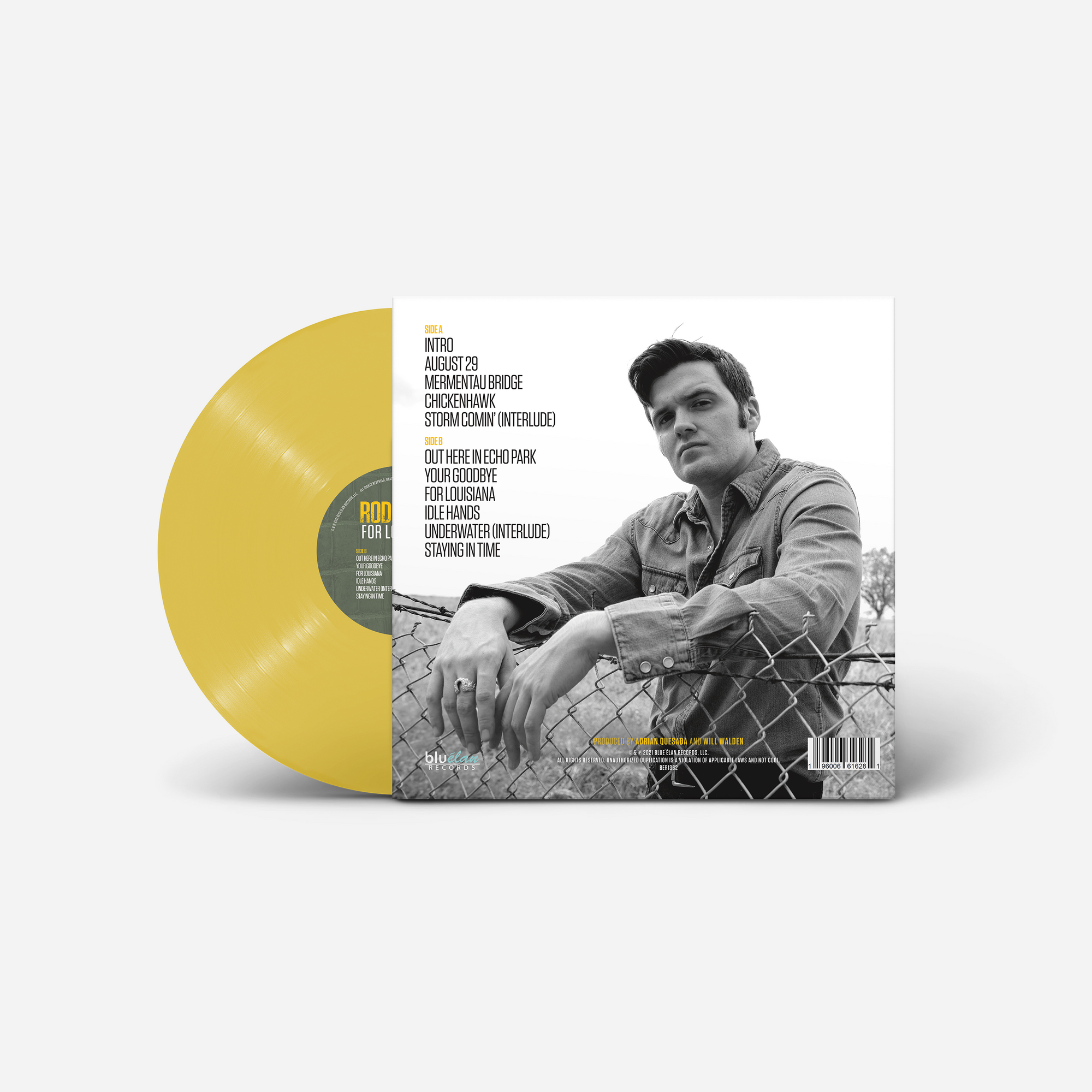 For Louisiana - 180g Limited Edition Opaque Yellow LP