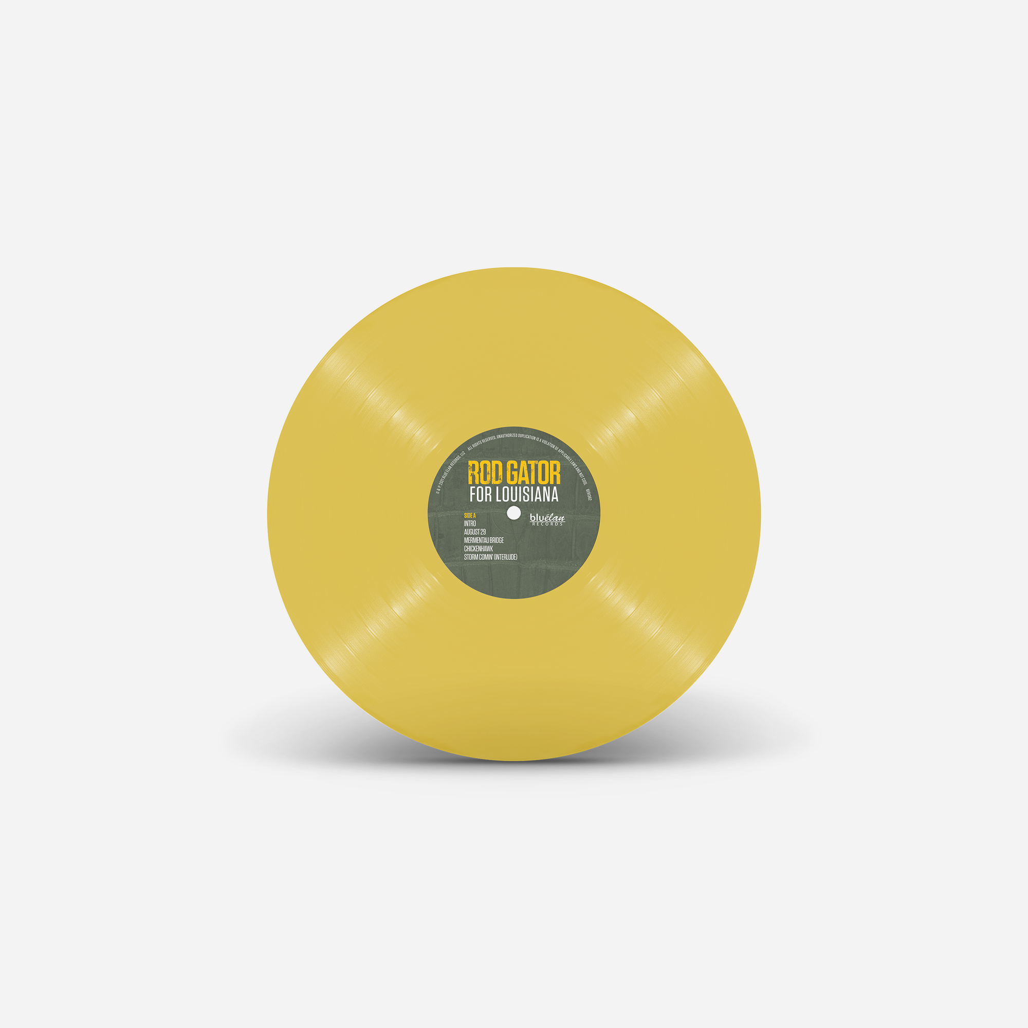 For Louisiana - 180g Limited Edition Opaque Yellow LP